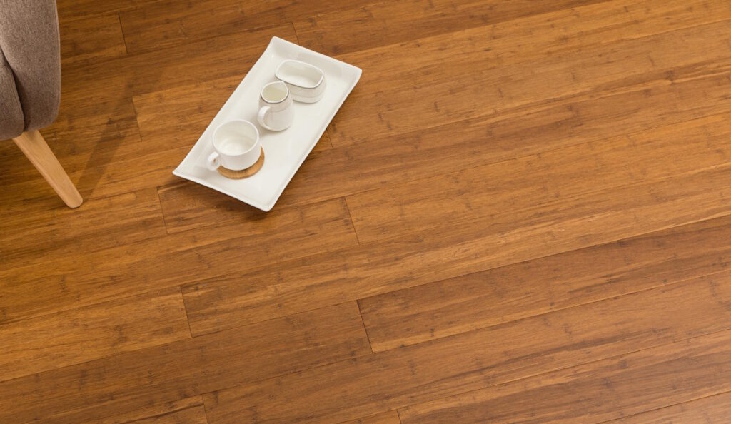 Das Foto zeigt Bambus Parkett